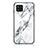 Coque Contour Silicone et Vitre Motif Fantaisie Miroir Etui Housse pour Samsung Galaxy M42 5G Blanc