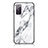 Coque Contour Silicone et Vitre Motif Fantaisie Miroir Etui Housse pour Samsung Galaxy S20 FE 5G Blanc