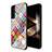 Coque Contour Silicone et Vitre Motif Fantaisie Miroir Etui Housse pour Samsung Galaxy S24 Plus 5G Petit