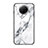 Coque Contour Silicone et Vitre Motif Fantaisie Miroir Etui Housse pour Xiaomi Redmi Note 9T 5G Blanc