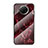 Coque Contour Silicone et Vitre Motif Fantaisie Miroir Etui Housse pour Xiaomi Redmi Note 9T 5G Rouge