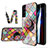 Coque Contour Silicone et Vitre Motif Fantaisie Miroir Etui Housse S01 pour Samsung Galaxy S23 5G Petit