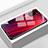 Coque Contour Silicone et Vitre Motif Fantaisie Miroir Etui Housse S02 pour Huawei Honor View 30 5G Rouge