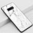 Coque Contour Silicone et Vitre Motif Fantaisie Miroir Etui Housse S03 pour Samsung Galaxy S10e Petit