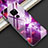 Coque Contour Silicone et Vitre Motif Fantaisie Miroir Etui Housse Z01 pour Huawei Mate 20 Violet