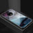 Coque Contour Silicone et Vitre Paillette Etoile Miroir Etui Housse pour OnePlus 7T Violet