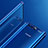 Coque Contour Silicone et Vitre Transparente Mat pour Huawei Honor 9 Premium Bleu Petit