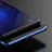 Coque Contour Silicone et Vitre Transparente Mat pour Xiaomi Mi Mix 2 Bleu Petit
