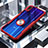 Coque Contour Silicone et Vitre Transparente Miroir 360 Degres avec Support Bague Anneau Aimante Magnetique pour Xiaomi Redmi Note 7 Rouge