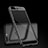 Coque Contour Silicone et Vitre Transparente Miroir 360 Degres pour OnePlus 5 Noir Petit
