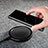 Coque Contour Silicone et Vitre Transparente Miroir 360 Degres T02 pour Samsung Galaxy Note 9 Noir Petit