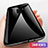 Coque Contour Silicone et Vitre Transparente Miroir 360 Degres T03 pour Samsung Galaxy A9 Star Lite Noir