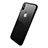 Coque Contour Silicone et Vitre Transparente Miroir 360 Degres T15 pour Apple iPhone Xs Max Noir Petit