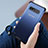 Coque Contour Silicone et Vitre Transparente Miroir pour Samsung Galaxy S10 Bleu