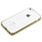 Coque Contour Silicone et Vitre Transparente T01 pour Apple iPhone 5C Jaune Petit