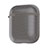 Coque de Protection en Silicone avec Mousqueton pour Boitier de Charge de Airpods C09 Gris Fonce