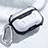 Coque de Protection en Silicone avec Mousqueton pour Boitier de Charge de AirPods Pro C04 Noir