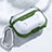 Coque de Protection en Silicone avec Mousqueton pour Boitier de Charge de AirPods Pro C04 Vert