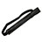 Coque en Cuir Protection Sac Pochette Elastique Douille de Poche Detachable P02 pour Apple Pencil Apple New iPad 9.7 (2018) Noir Petit