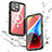 Coque Etanche Contour Silicone et Plastique Housse Etui Waterproof 360 Degres avec Mag-Safe Magnetic Magnetique pour Apple iPhone 14 Pro Noir