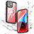 Coque Etanche Contour Silicone et Plastique Housse Etui Waterproof 360 Degres avec Mag-Safe Magnetic Magnetique pour Apple iPhone 14 Pro Petit