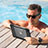 Coque Etanche Contour Silicone et Plastique Housse Etui Waterproof 360 Degres pour Apple iPad Air 5 10.9 (2022) Noir Petit