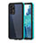 Coque Etanche Contour Silicone et Plastique Housse Etui Waterproof 360 Degres pour Samsung Galaxy A52 5G Bleu et Noir