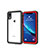 Coque Etanche Contour Silicone et Plastique Housse Etui Waterproof 360 Degres W01 pour Apple iPhone XR Rouge