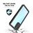 Coque Etanche Contour Silicone et Plastique Housse Etui Waterproof 360 Degres W02 pour Samsung Galaxy S20 Plus 5G Noir Petit