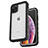 Coque Etanche Contour Silicone et Plastique Housse Etui Waterproof 360 Degres W04 pour Apple iPhone 11 Pro Argent