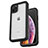 Coque Etanche Contour Silicone et Plastique Housse Etui Waterproof 360 Degres W04 pour Apple iPhone 11 Pro Noir