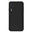 Coque Fibre de Carbone Housse Etui Luxe Serge T01 pour Samsung Galaxy A70 Noir Petit