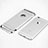 Coque Luxe Aluminum Metal A01 pour Apple iPhone 6S Argent