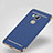 Coque Luxe Aluminum Metal et Support Bague Anneau pour Huawei G7 Plus Bleu Petit