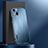 Coque Luxe Aluminum Metal Housse et Bumper Silicone Etui AT1 pour Apple iPhone 14 Plus Bleu