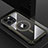 Coque Luxe Aluminum Metal Housse et Bumper Silicone Etui avec Mag-Safe Magnetic Magnetique QC1 pour Apple iPhone 13 Pro Petit