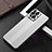 Coque Luxe Aluminum Metal Housse et Bumper Silicone Etui J01 pour Oppo Find X3 Pro 5G Argent
