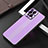 Coque Luxe Aluminum Metal Housse et Bumper Silicone Etui J01 pour Oppo Find X3 Pro 5G Violet