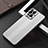 Coque Luxe Aluminum Metal Housse et Bumper Silicone Etui J02 pour Oppo Find X3 5G Argent