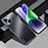Coque Luxe Aluminum Metal Housse et Bumper Silicone Etui JL1 pour Apple iPhone 13 Noir