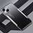 Coque Luxe Aluminum Metal Housse et Bumper Silicone Etui JL3 pour Apple iPhone 13 Argent