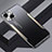 Coque Luxe Aluminum Metal Housse et Bumper Silicone Etui JL3 pour Apple iPhone 13 Or