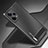 Coque Luxe Aluminum Metal Housse et Bumper Silicone Etui JS2 pour Xiaomi Redmi Note 12 5G Noir