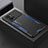 Coque Luxe Aluminum Metal Housse et Bumper Silicone Etui M02 pour Vivo iQOO 9 5G Bleu