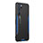 Coque Luxe Aluminum Metal Housse et Bumper Silicone Etui PB1 pour Oppo Reno6 Pro 5G India Bleu