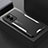 Coque Luxe Aluminum Metal Housse et Bumper Silicone Etui pour OnePlus Nord N20 SE Argent