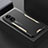 Coque Luxe Aluminum Metal Housse et Bumper Silicone Etui pour Oppo A58x 5G Or