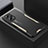 Coque Luxe Aluminum Metal Housse et Bumper Silicone Etui pour Xiaomi Redmi Note 11T Pro+ Plus 5G Or