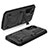 Coque Luxe Aluminum Metal Housse Etui 360 Degres M01 pour Samsung Galaxy S21 FE 5G Noir