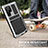 Coque Luxe Aluminum Metal Housse Etui 360 Degres M04 pour Samsung Galaxy S25 Ultra 5G Petit